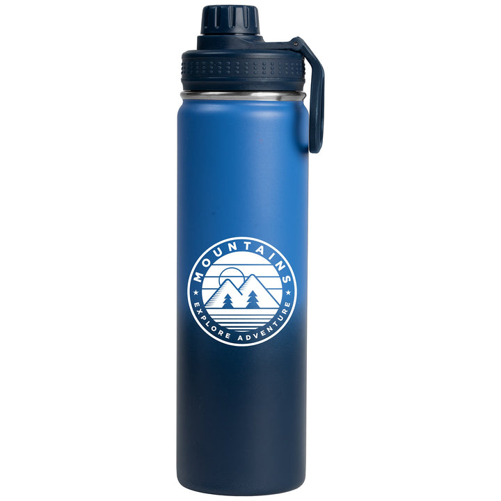 Alaska Ombre - 25 oz. Stainless Steel Double Wall Water Bottle - Printesta