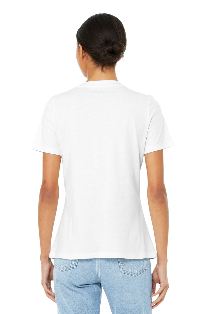 BELLA+CANVAS ® Women’s Relaxed Jersey Short Sleeve V - Neck Tee - DTF - Printesta