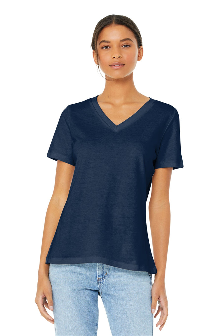 BELLA+CANVAS ® Women’s Relaxed Jersey Short Sleeve V - Neck Tee - DTF - Printesta