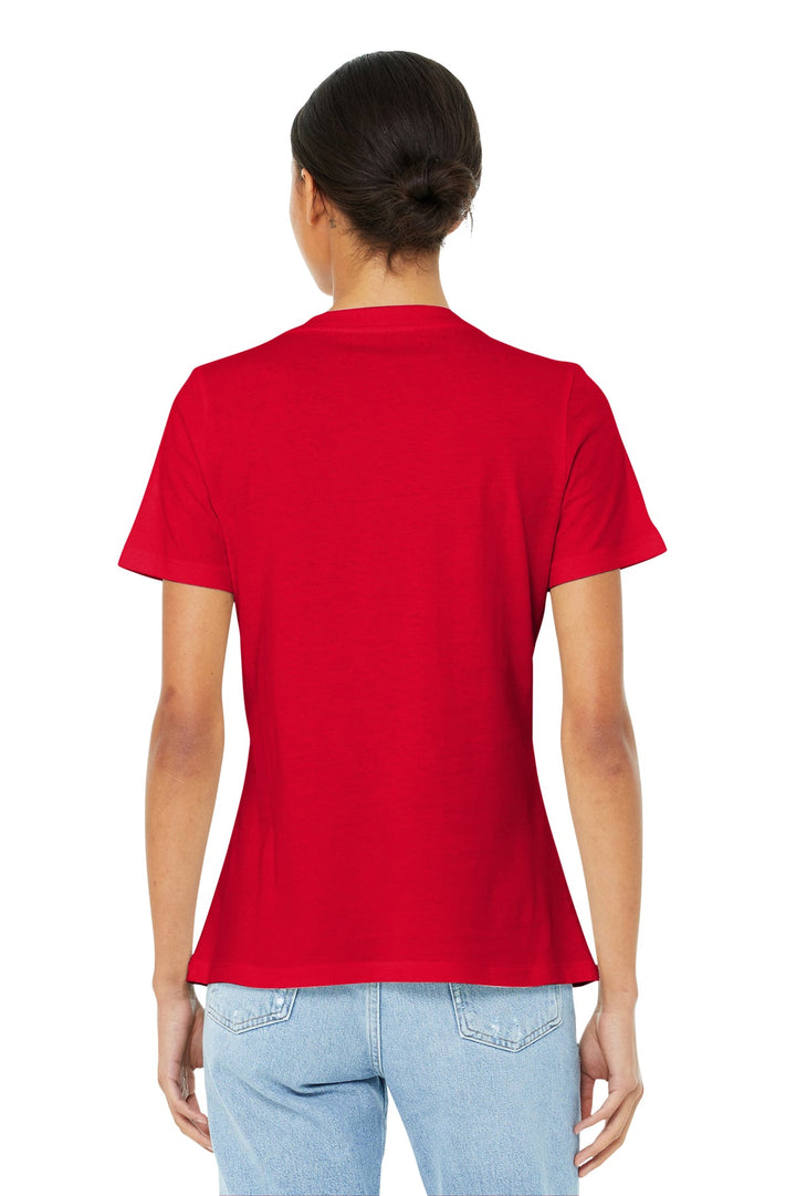 BELLA+CANVAS ® Women’s Relaxed Jersey Short Sleeve V - Neck Tee - DTF - Printesta