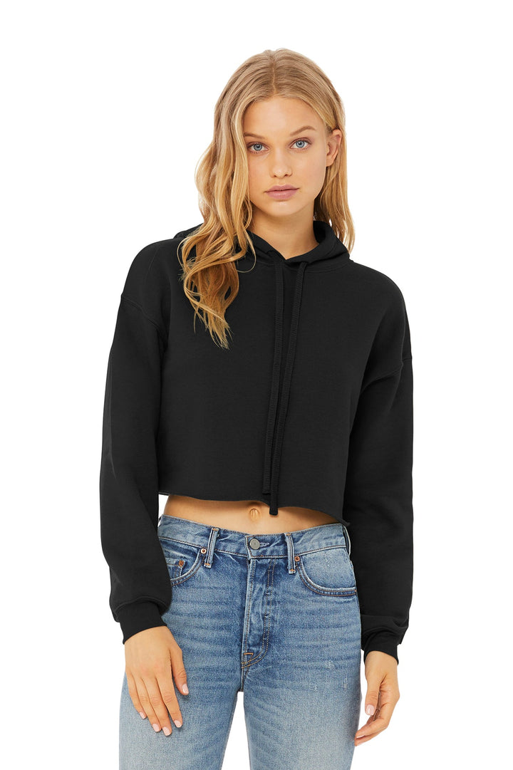 BELLA+CANVAS ® Women’s Sponge Fleece Cropped Fleece Hoodie - Printesta