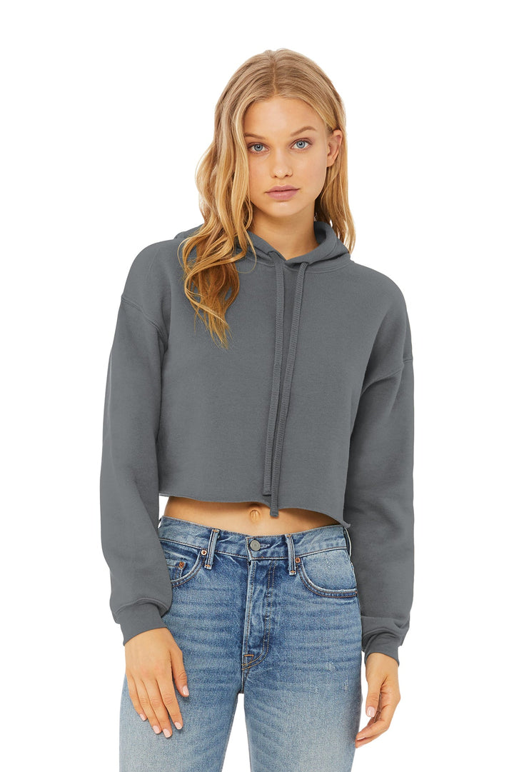 BELLA+CANVAS ® Women’s Sponge Fleece Cropped Fleece Hoodie - Printesta