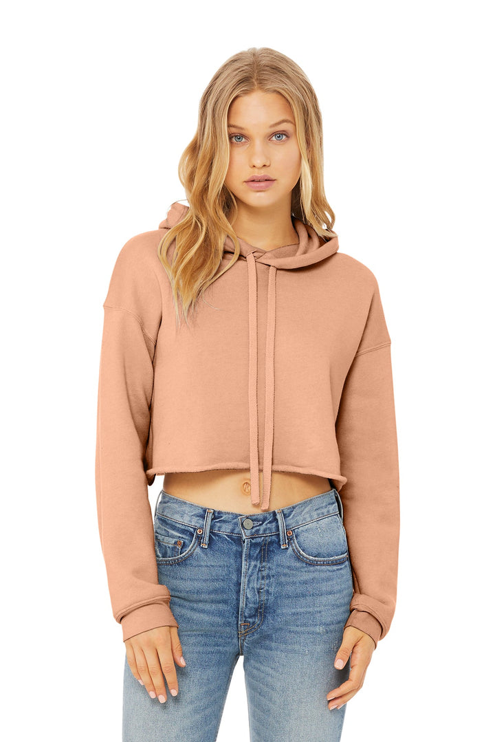 BELLA+CANVAS ® Women’s Sponge Fleece Cropped Fleece Hoodie - Printesta
