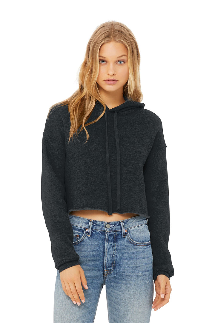BELLA+CANVAS ® Women’s Sponge Fleece Cropped Fleece Hoodie - Printesta