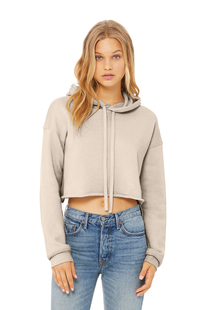 BELLA+CANVAS ® Women’s Sponge Fleece Cropped Fleece Hoodie - Printesta
