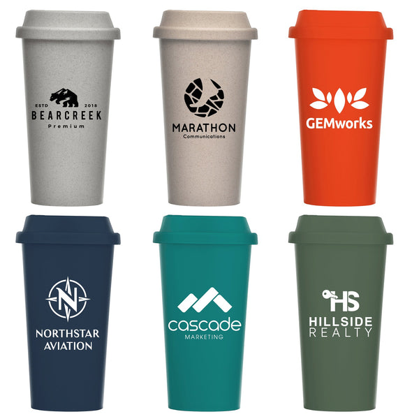 Costa Rica - 16 oz. Wheat Plastic Tumbler - Printesta
