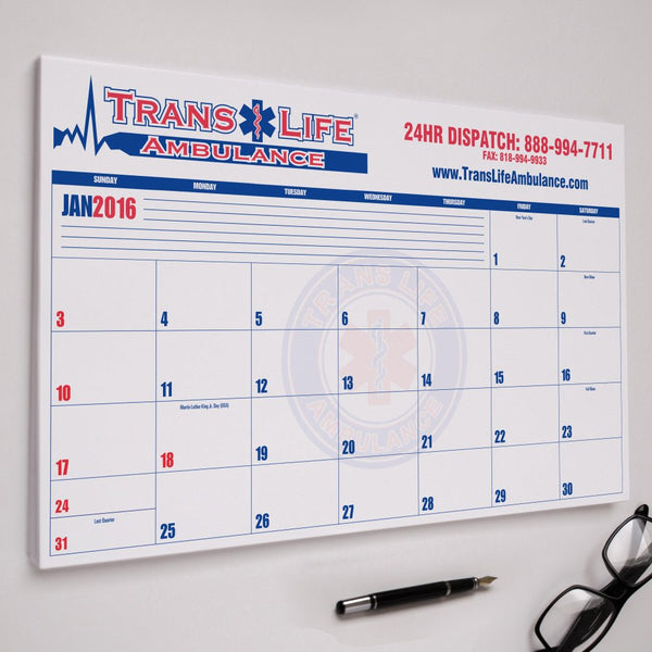 Desk Calendar Blotter - Printesta