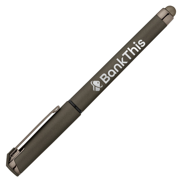 Islander Softy Monochrome Metallic Stylus Gel Pen - Printesta