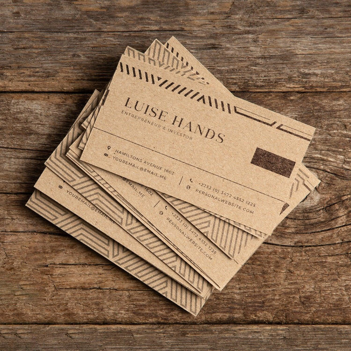 Kraft Business Cards - Printesta