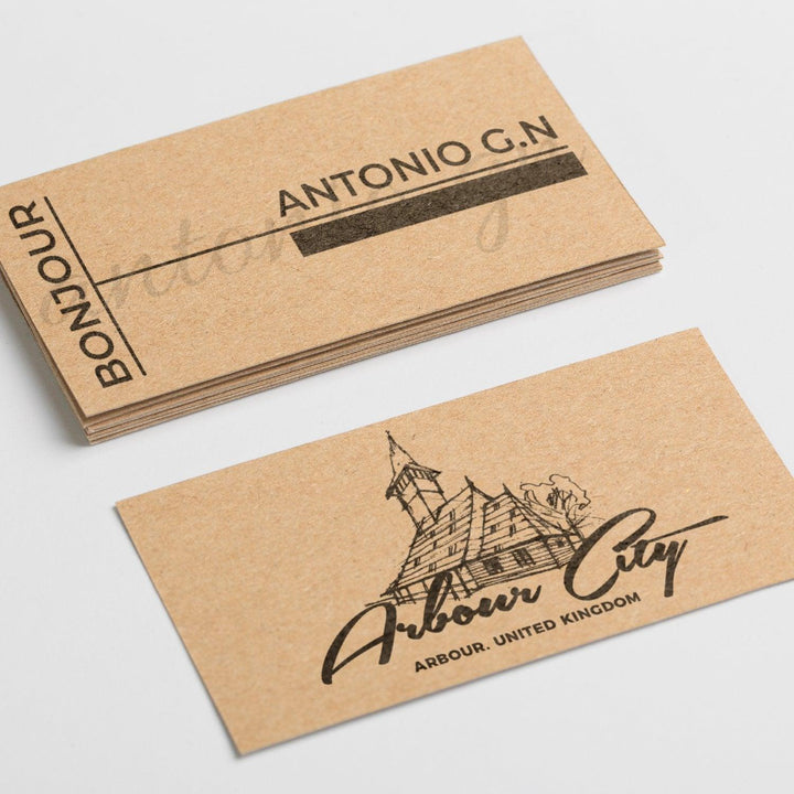 Kraft Business Cards - Printesta