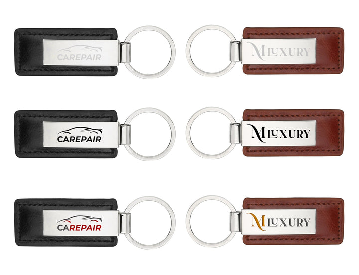 Metal Keychain With PU Leather - Printesta