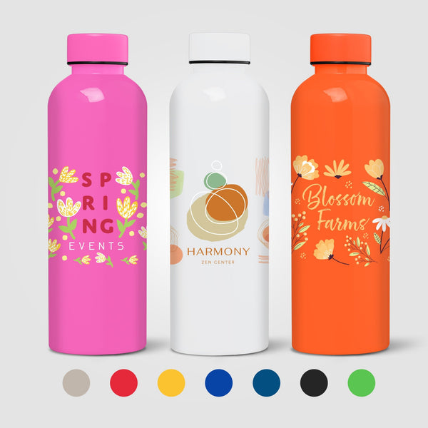 Norden rPET Glossy Monochrome Leakproof Bottle – 23oz - Printesta