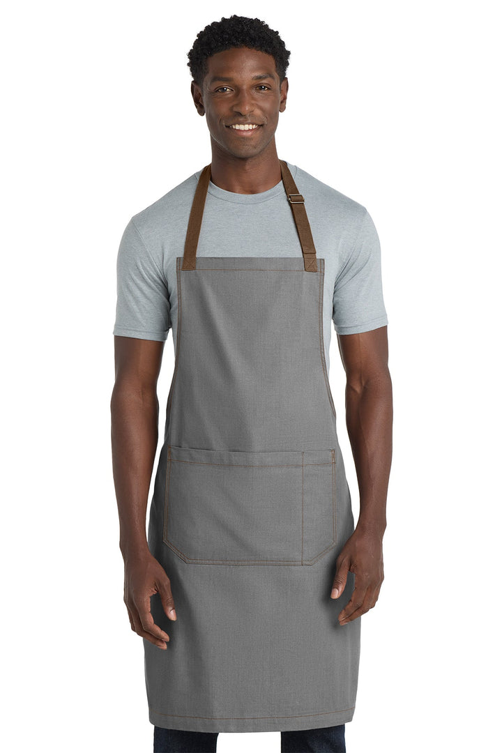 Port Authority ® Market Full - Length Bib Apron - Full Color - Printesta