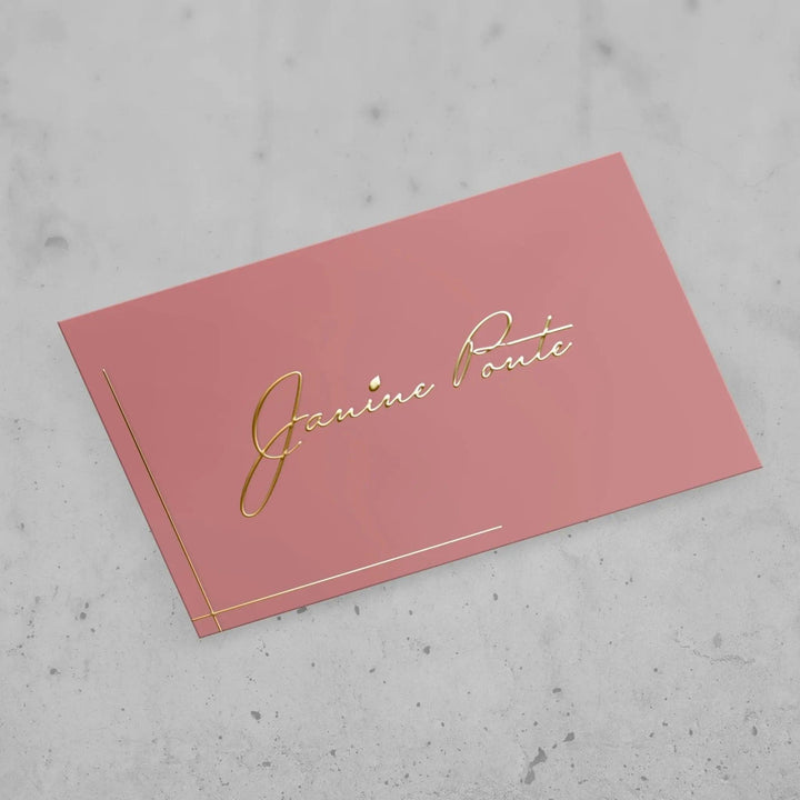 Raised Foil Business Card - Printesta