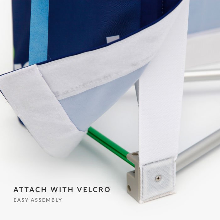 Straight Velcro Fabric Pop Up Display - Printesta